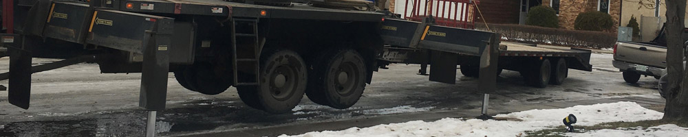Truck Grounded for Lifting
